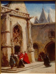 Ingang van de kathedraal
