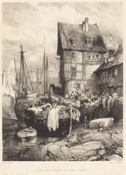 Interieur van een haven