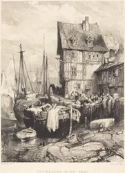 Interieur van een haven