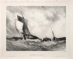 Zes marines: Retour au port, 1833