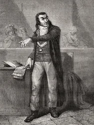 Antoine Quentin Fouquier-Tinville (1746-95), gegraveerd door Blanpain