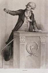 Portret van Georges Jacques Danton (1759-94)