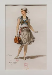 De Korrigane. Ballet van Charles-Marie Widor, kostuumontwerp