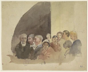 Verveelde toeschouwers bij een publieke voorstelling