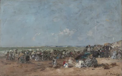 Strandscène in Trouville