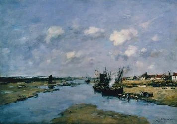 La Canche bij eb, Etaples