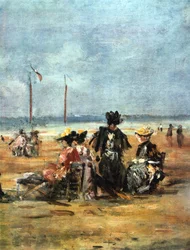 Op het strand (detail)