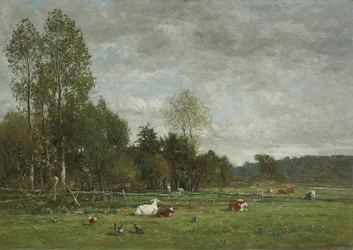 Weide bij Honfleur, 1864