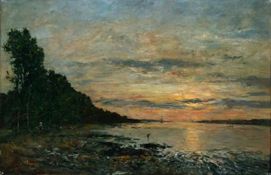 Plougastel, Zonsondergang over de Riviermonding, c.1870-73
