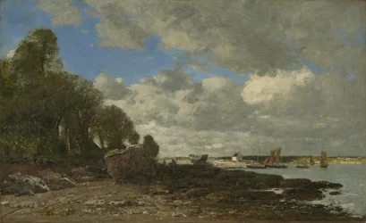 Plougastel, de veerbootoversteek, 1873