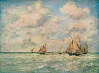 Sortie Des Barques A Trouville