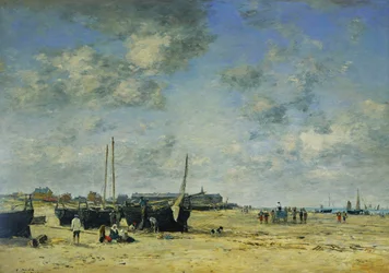 Het strand van Berck, 1878