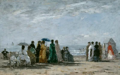 Het strand van Trouville