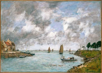 De Monding van de Rivier Somme, St. Valery-sur-Somme, 1891