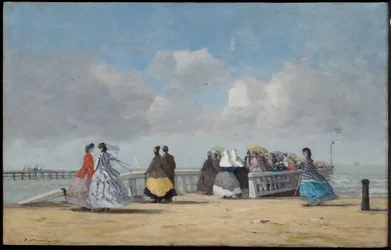 De Pier van Trouville, 1864