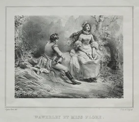 Schilderachtige uitzichten van Schotland: Waverly en Miss Flora, 1825-1828
