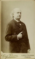 Portret van Leconte de Lisle 1818-1894, ca. 1870