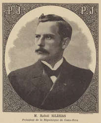 Rafael Iglesias, president van de Republiek Costa Rica