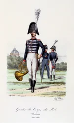 Gardes-du-Corps de Roi, Muzikant, 1820-30