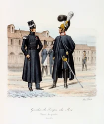 Gardes-du-Corps de Roi, tenue de quartier