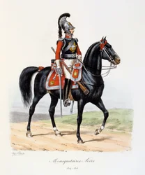 Mousquetaires Noirs, 1814-15