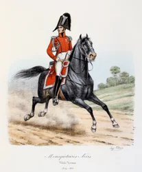 Zwarte musketiers, klein tenue, 1814-15