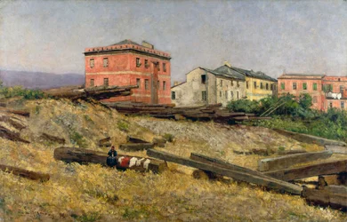Huizen in de Ligurische Apennijnen