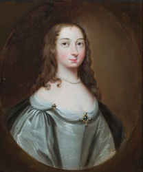 Portret van Abigail Stephens, Lady Harley (olieverf op papier)