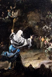 De sabbat, circa 1865 (olieverf op hout)