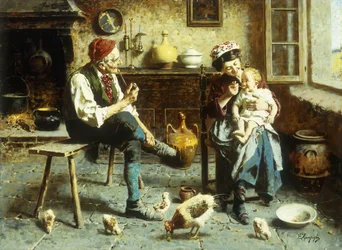 De gelukkige familie