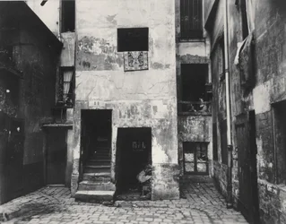 Binnenplaats, 41 rue Broca, Parijs, 5e Arrondissement, 1912