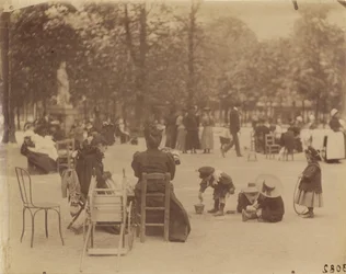 Vrouwen en Kinderen in de Luxemburgse Tuinen