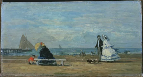 Strand bij Trouville