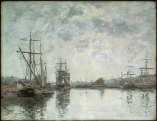 Deauville, het havenbekken
