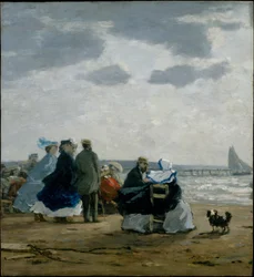 Op het strand, Dieppe