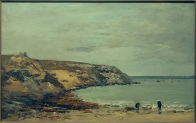 Rade de Brest. Kust van Bindy