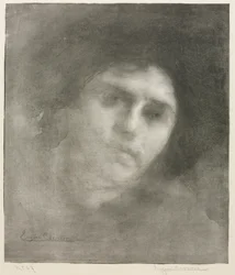Madame Eugène Carrière (grote plaat)