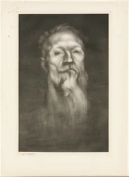 Portret van Auguste Rodin