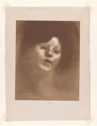 Portret van Marguérite Carrière