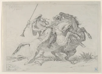 Botsing van Moorse ruiters, 1834.