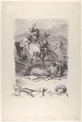 Gevecht tussen de Giaour en de Pasha, 1827