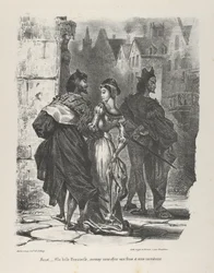 Faust probeert Marguerite te verleiden Goethe, Faust, 1825-27