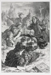 Hamlet: Hamlet en Laertes in het Graf van Ophelia