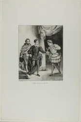 Hamlet en Guildenstern, plaat 6 uit Hamlet