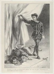 Hamlet en het lijk van Polonius