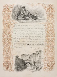 Jodin van Algiers en een straat in Algiers