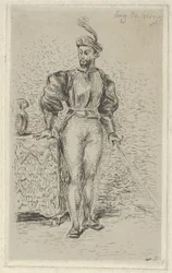 Man in wapenrusting, 1833