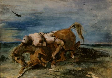 Mazeppa op het stervende paard, 1824