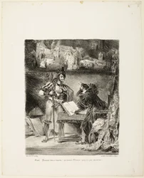 Mephistopheles verschijnt aan Faust