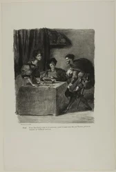 Mephistopheles bezoekt Martha, uit Faust